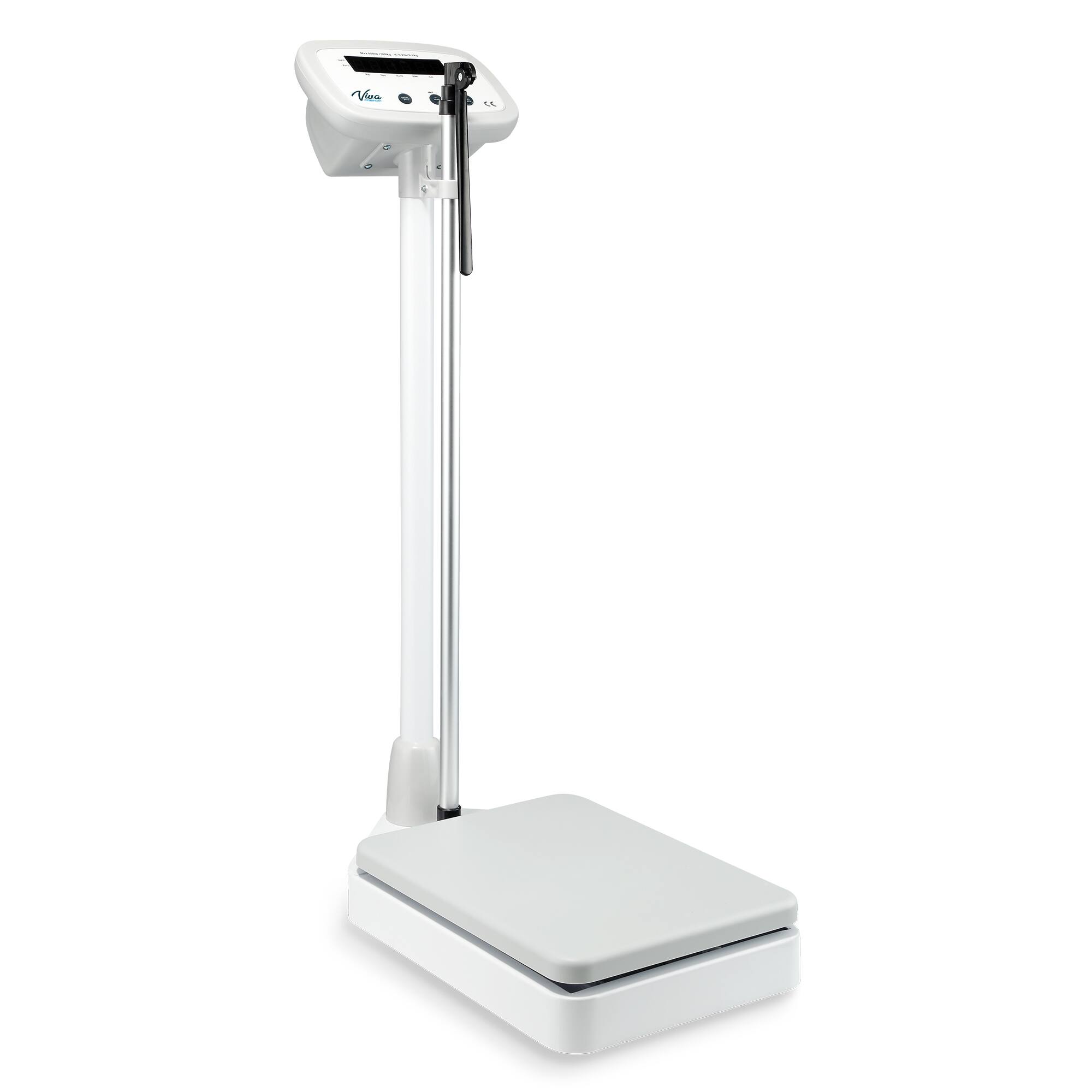 Alt View 7. Viva Comfort - ME904 Series Digital Physician Scale with Height Rod and BMI Display - White.