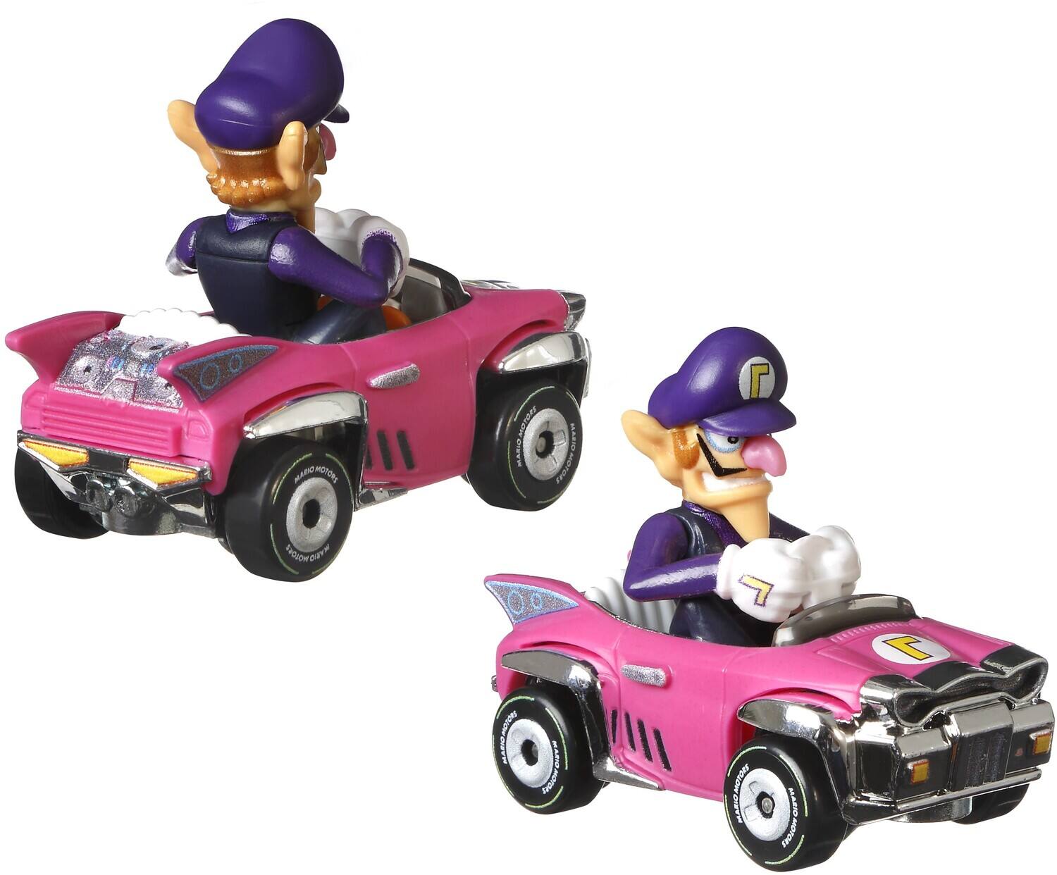 Mattel Hot Wheels Mario Kart 4 Pack 3 Piece U Assortment (Nintendo