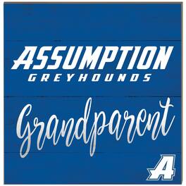 Jardine - Assumption Greyhounds 10'' x 10'' Grandparent Plaque - Blue