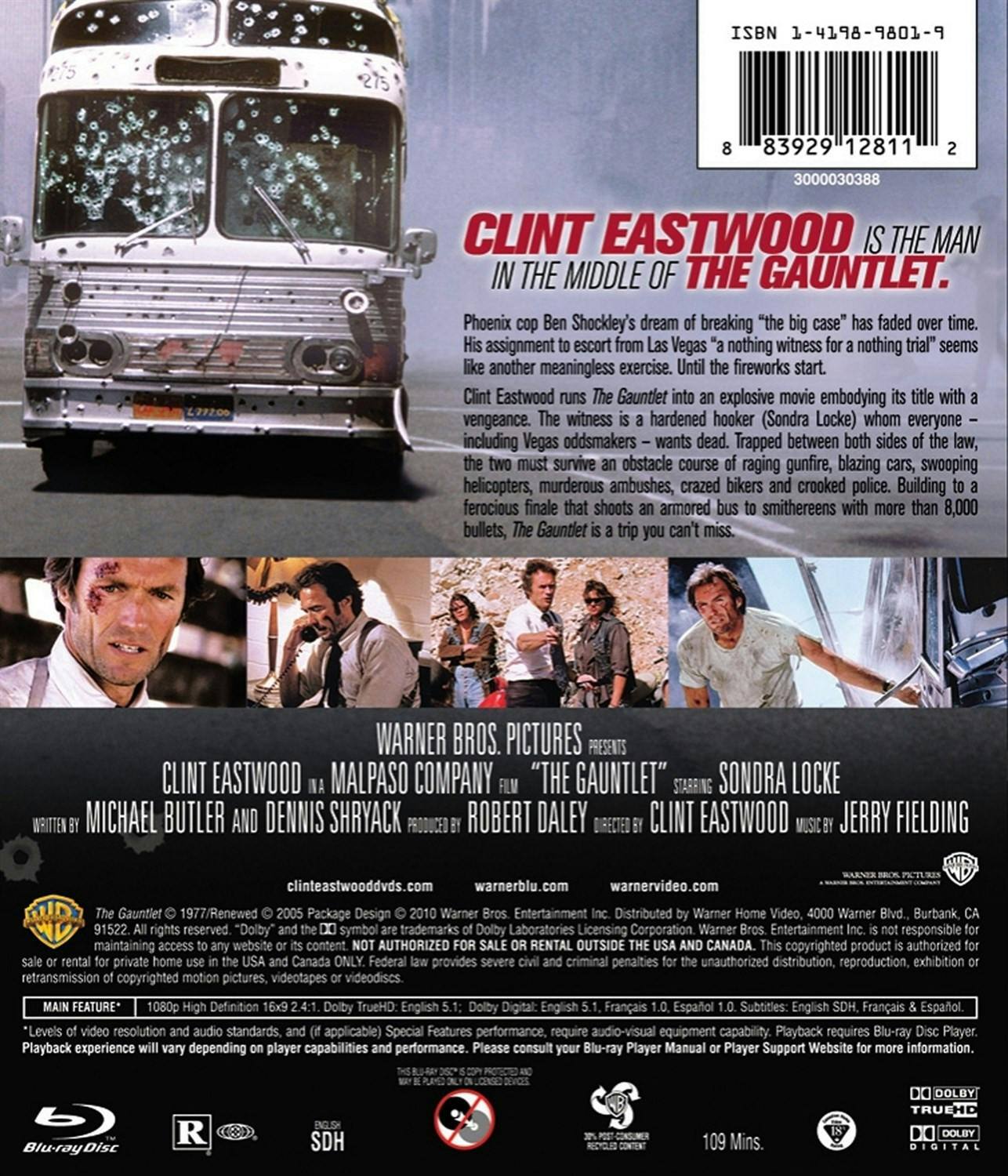 Back. The Gauntlet [Blu-ray].