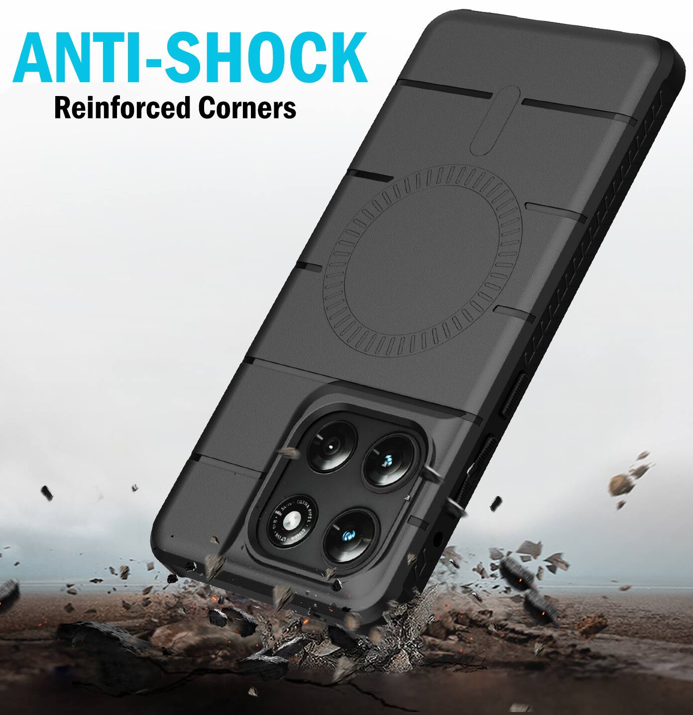 ANTI-SHOCK Reinforced Corners
