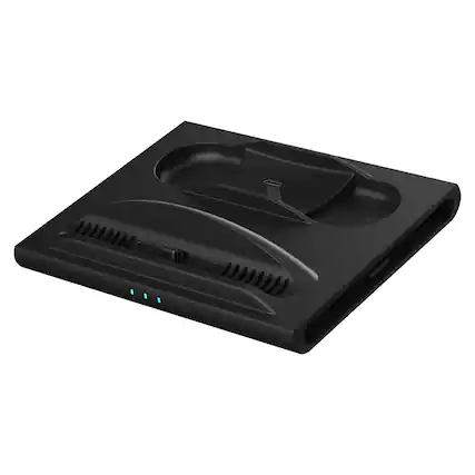 Front. Nacon - Ultra-Compact Charging Station Nintendo Switch 2 Essentials - Black.