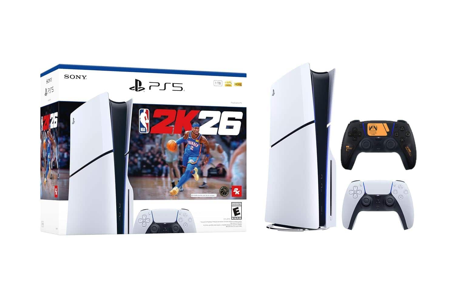 PlayStation 5 NBA26 Disc Console Slim w/- Death Stranding DualSense Controller - PlayStation 5