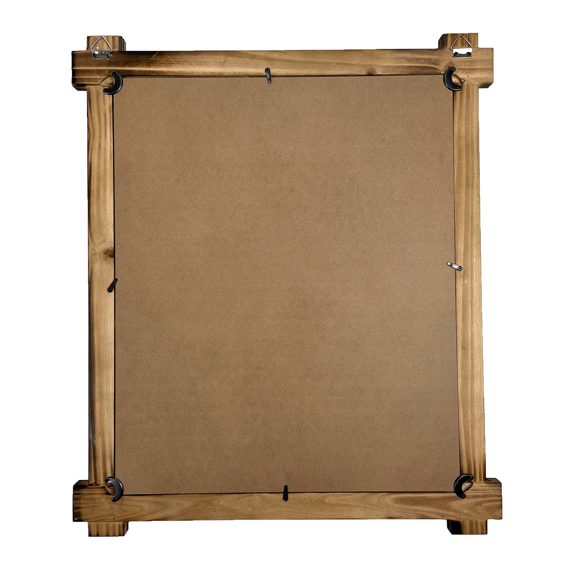 Alt View 6. Zeckos - 26-Inch High Black Bears Wood and Metal Wall Mirror Cabin Home Bedroom Decor - Brown.