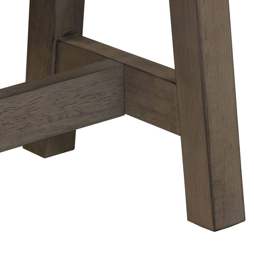 Front. Liberty Furniture Industries - Lindsey Farm Backless Bench (RTA) in Gray - Gray.