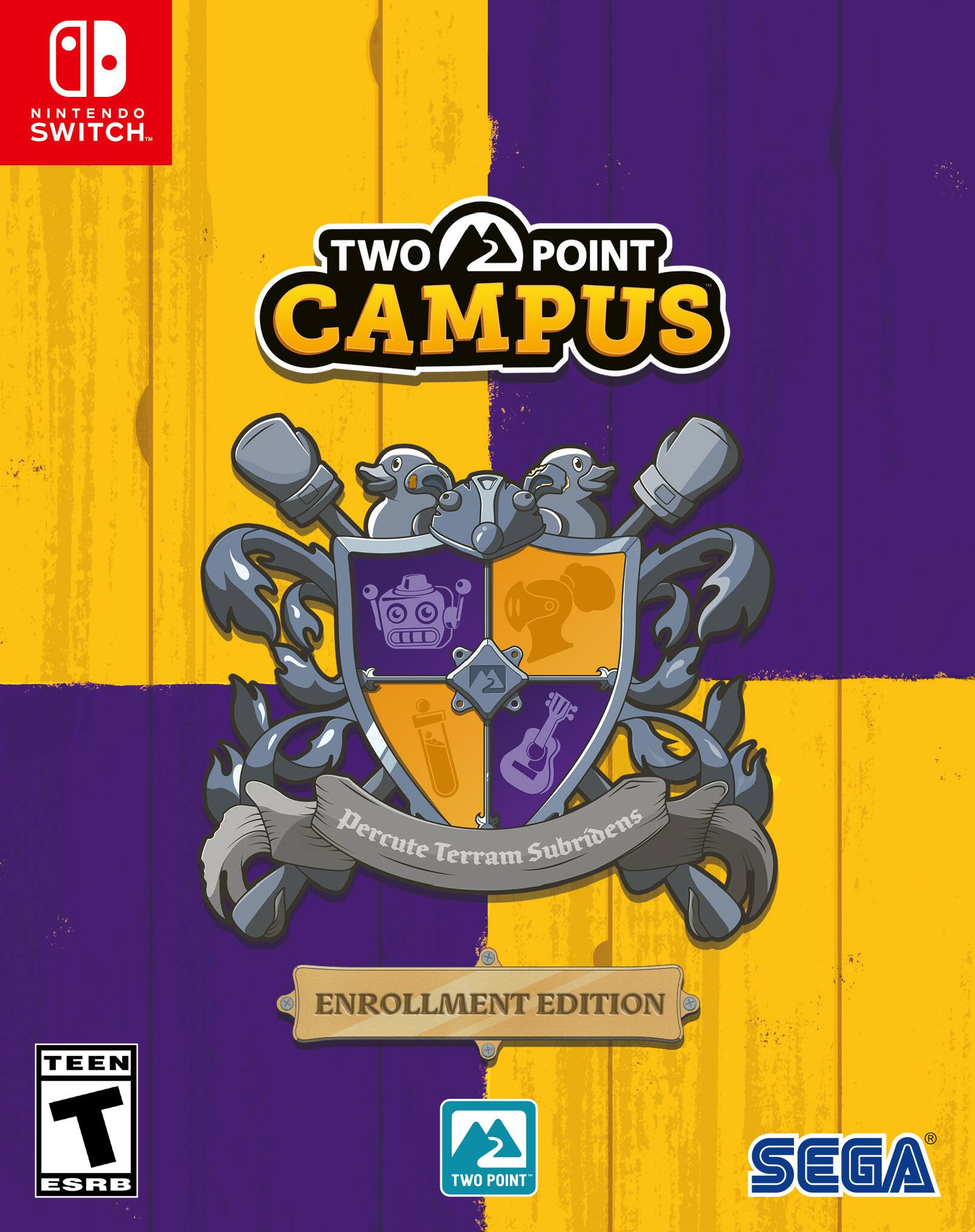 Front. SEGA - Two Point Campus Enrollment.