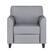 Front. Alamont Home - Hercules Diplomat Contemporary Leather/Faux Leather Reception Chair - Gray.