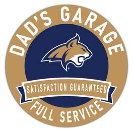 Fan Creations - Montana State Bobcats 16" x 16" Dad's Garage Wood Sign - Multicolor