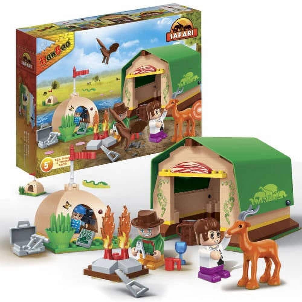 BanBao - Tented Camp Building Kit STEM Toy (226PCS) Building Set for Kids