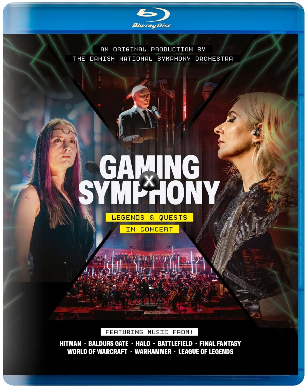 Front. Danish National Symphony Orchestra - Gaming X Symphony - Legends and Quests in Concert   - BLU-RAY.
