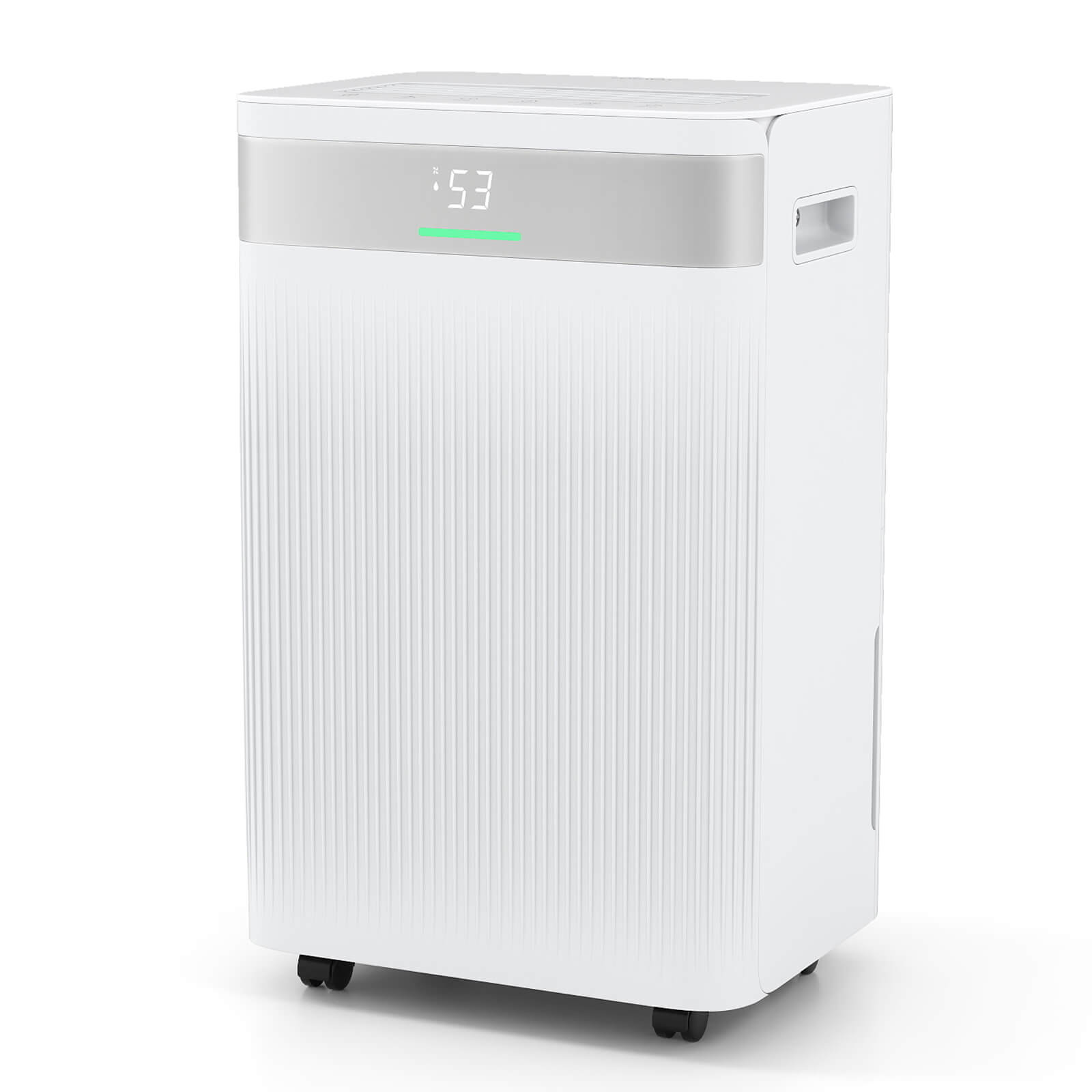 Costway - 54 Pints Dehumidifier with 3 Modes LED Display For Home 4500 Sq. ft Coverage Area - White