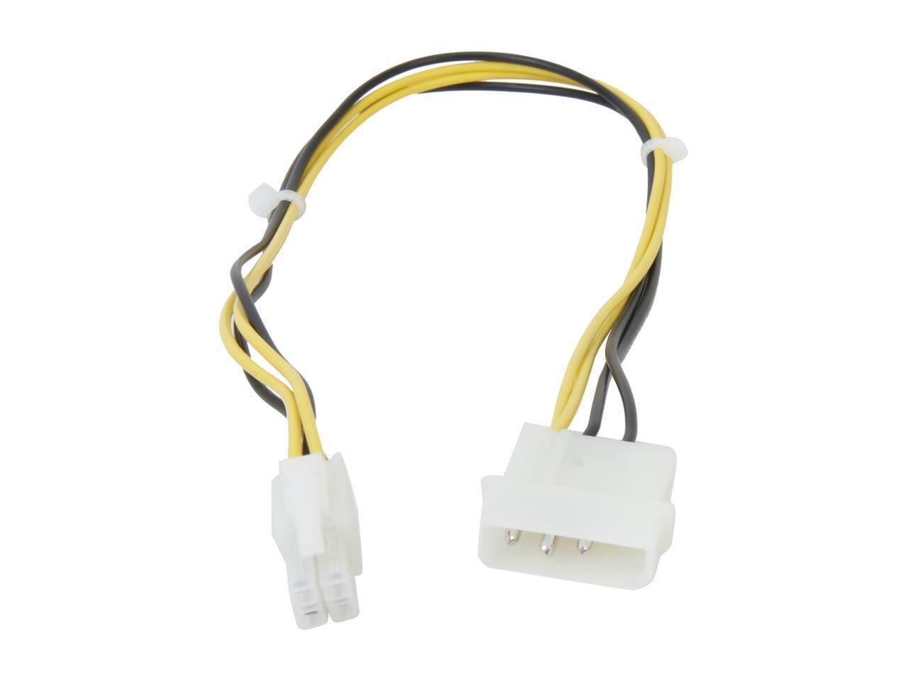 Alt View 1. Nippon Labs - Nippon Labs POW-08315 15" 12V ATX Male to Molex LP4 Male Power Supply Adaptor Cable.