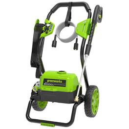 Greenworks - 2000 PSI 1.1 GPM Cold Water Electric Pressure Washer 5111802 - Green