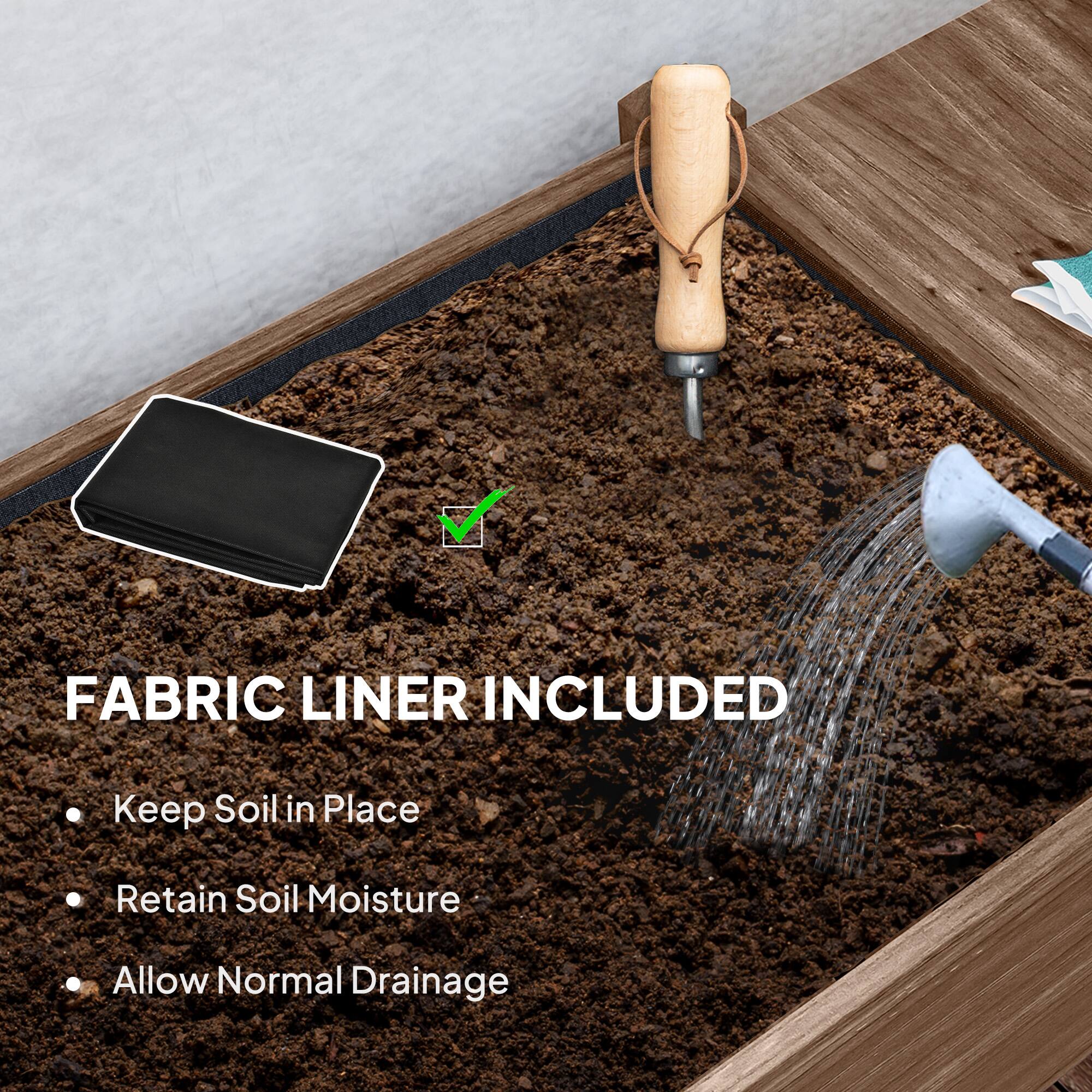 FABRIC LINER INCLUDED

- Keep Soil in Place
- Retain Soil Moisture
- Allow Normal Drainage