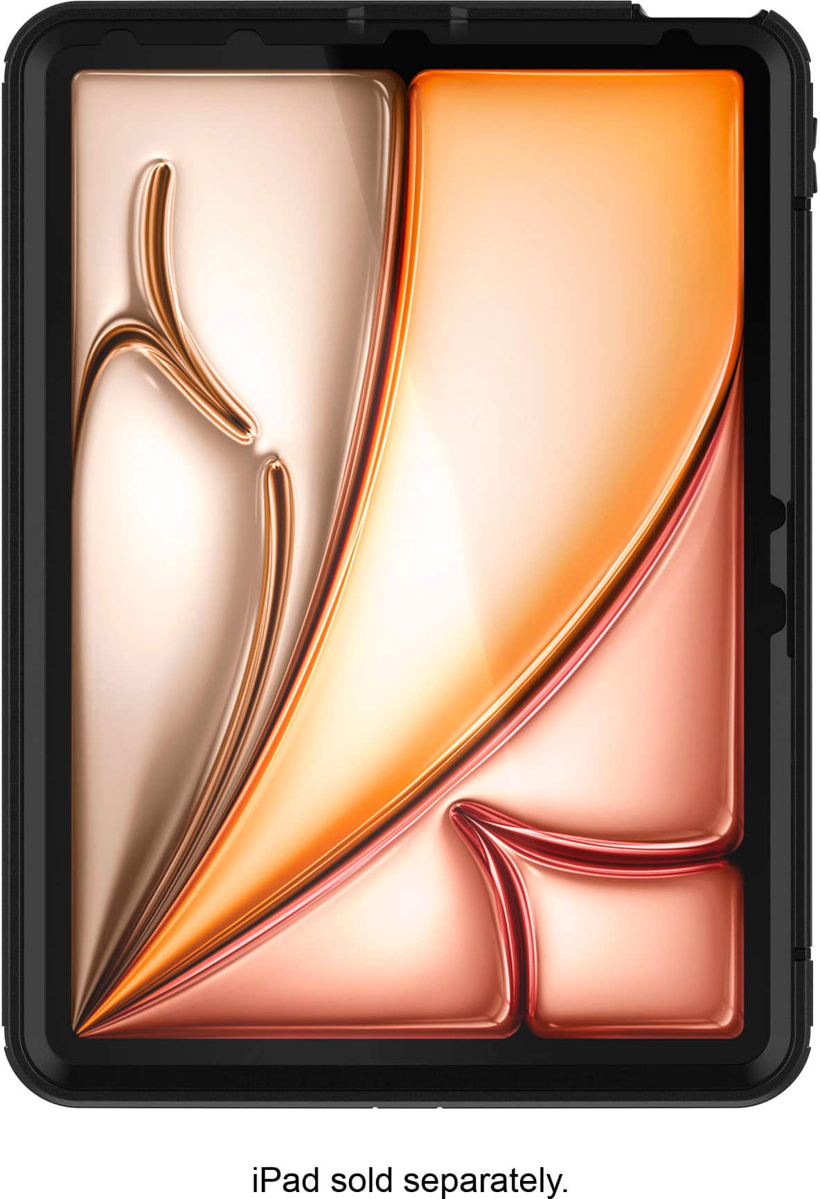 The text on the image reads "iPad sold separately."