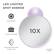 LED LIGHTED SPOT MIRROR
- On/Off Button
- Compact & Portable
- 3 Patented Retractable Suction Cups
- 10X
- Lavender Finish