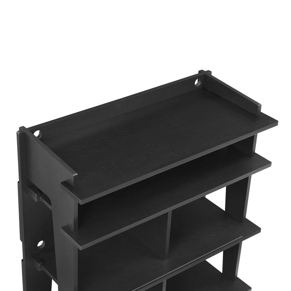 Left. Crosley Furniture - Soho Record Storage Console - Black.
