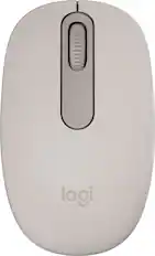 Front. Logitech - M196 Lightweight Bluetooth Wireless Optical Mouse Compact 3-Button Ambidextrous Mouse with Smooth Tracking - Sand.