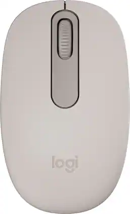 Logitech - M196 Lightweight Bluetooth Wireless Optical Mouse Compact 3-Button Ambidextrous Mouse with Smooth Tracking - Wireless - Sand