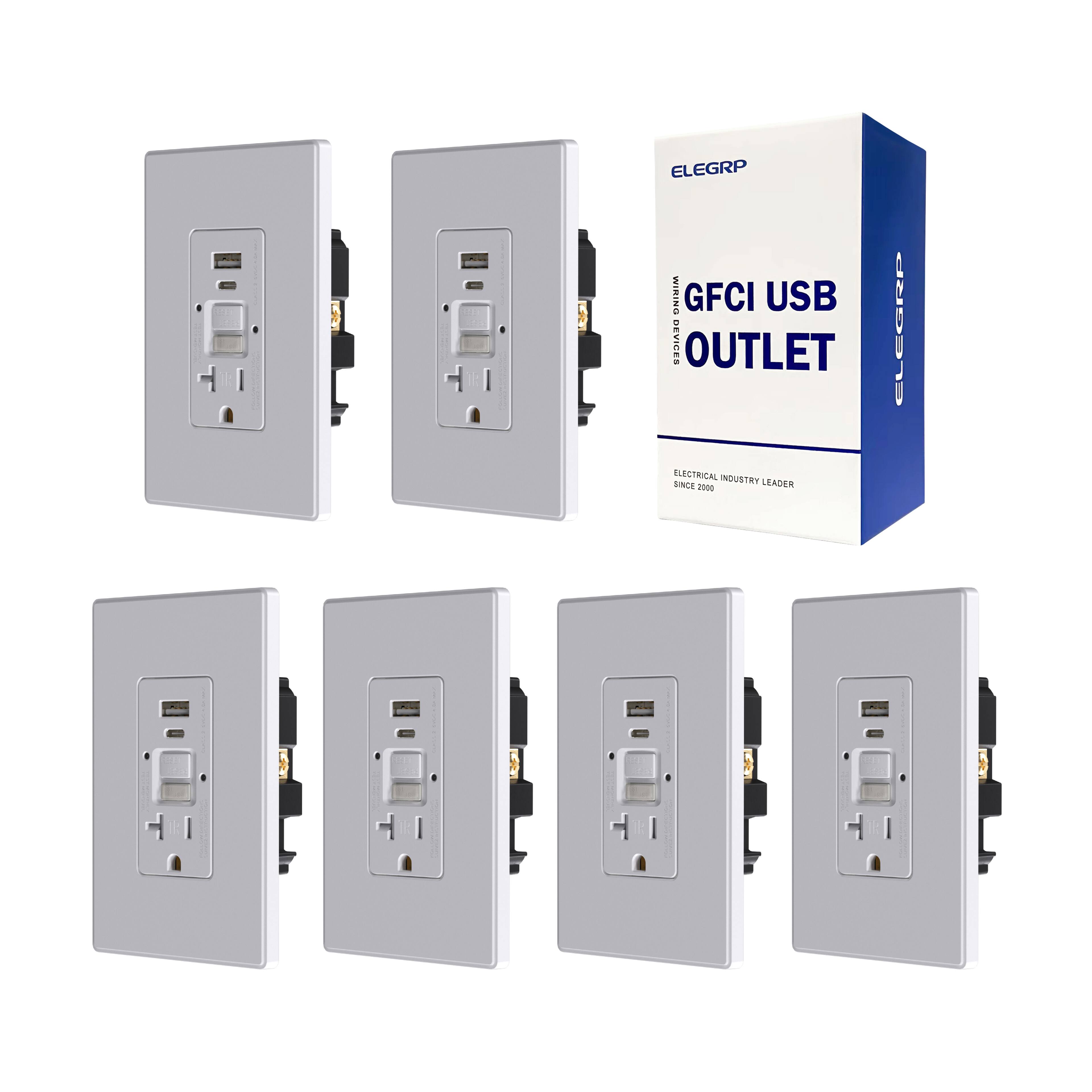 ELEGRP GFCI USB OUTLET  
ELECTRICAL INDUSTRY LEADER SINCE 2000