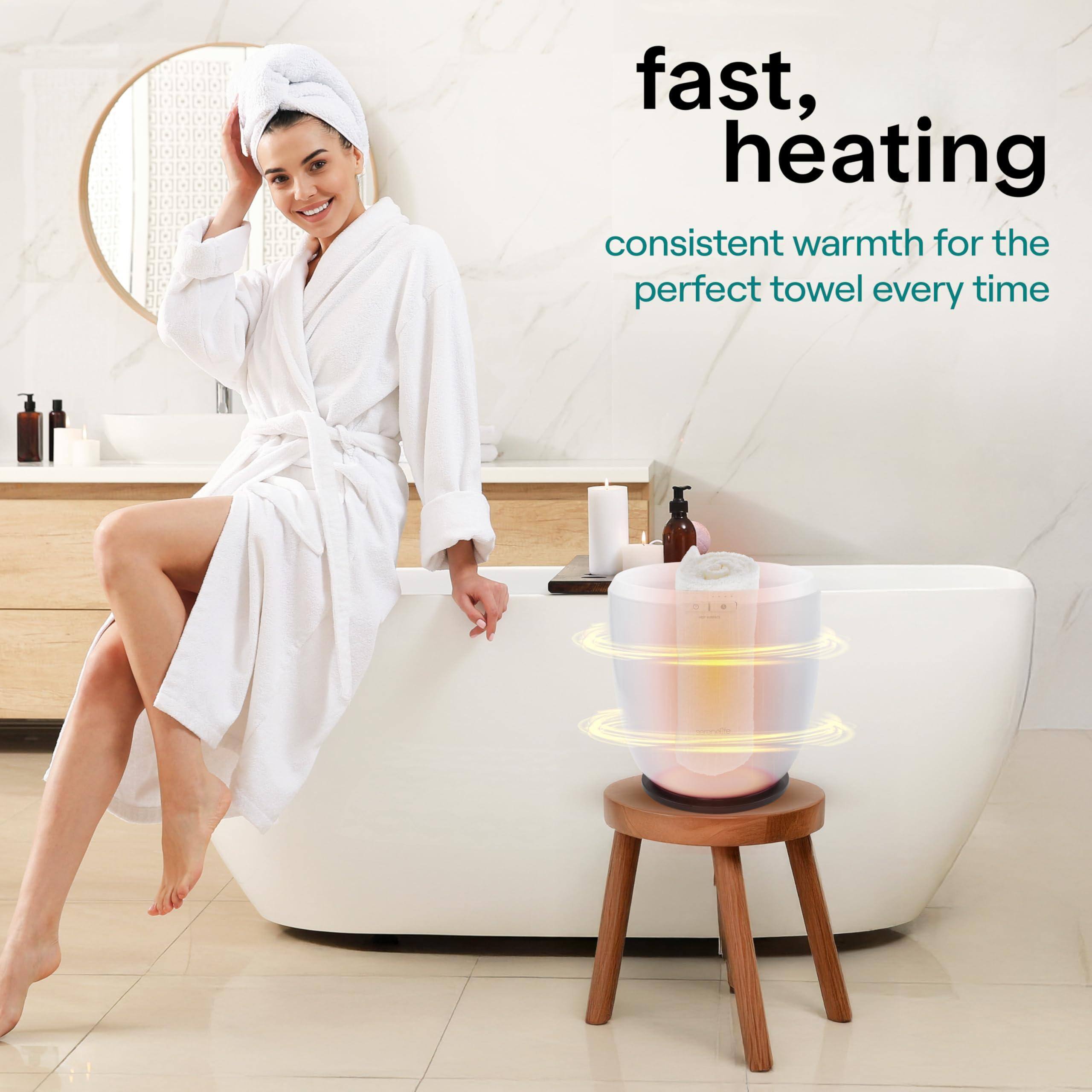 fast, heating  
consistent warmth for the perfect towel every time