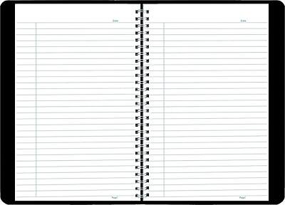 Alt View 1. Blueline - Blueline DuraFlex 1-Subject Professional Notebooks, 8.5" x 11", College Ruled, 80 Sheets, Black (B41.81) - Black.