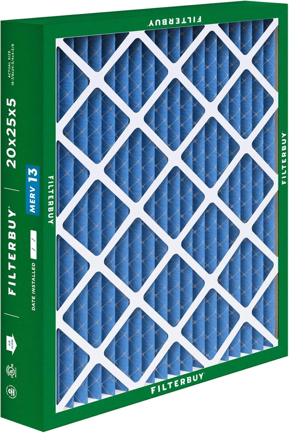SIZE ACTUAL 8/E-X/SZX8/L-6L 20x25x5  
FILTERBUY  
MERV 13  
FILTERBUY  
FILTERBUY  
FILTERBUY  
FILTERBUY  
FILTERBUY