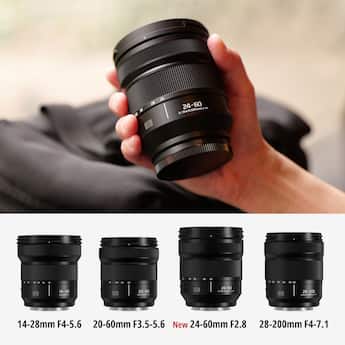 Panasonic LUMIX S 24 60mm F2.8 L Mount Zoom Lens for LUMIX S Panasonic LUMIX S 24 60mm F2.8 L Mount Zoom Lens for LUMIX S