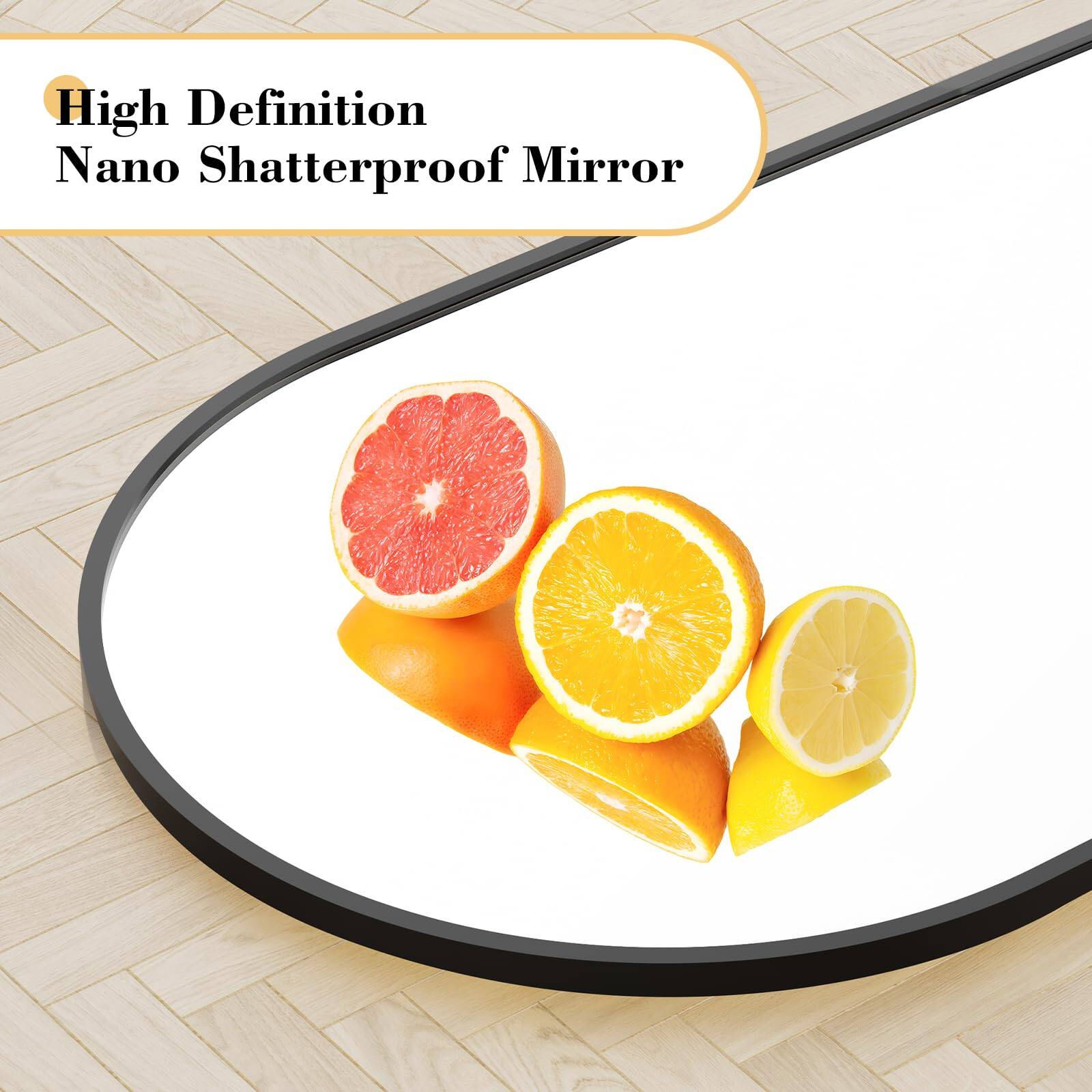 High Definition Nano Shatterproof Mirror