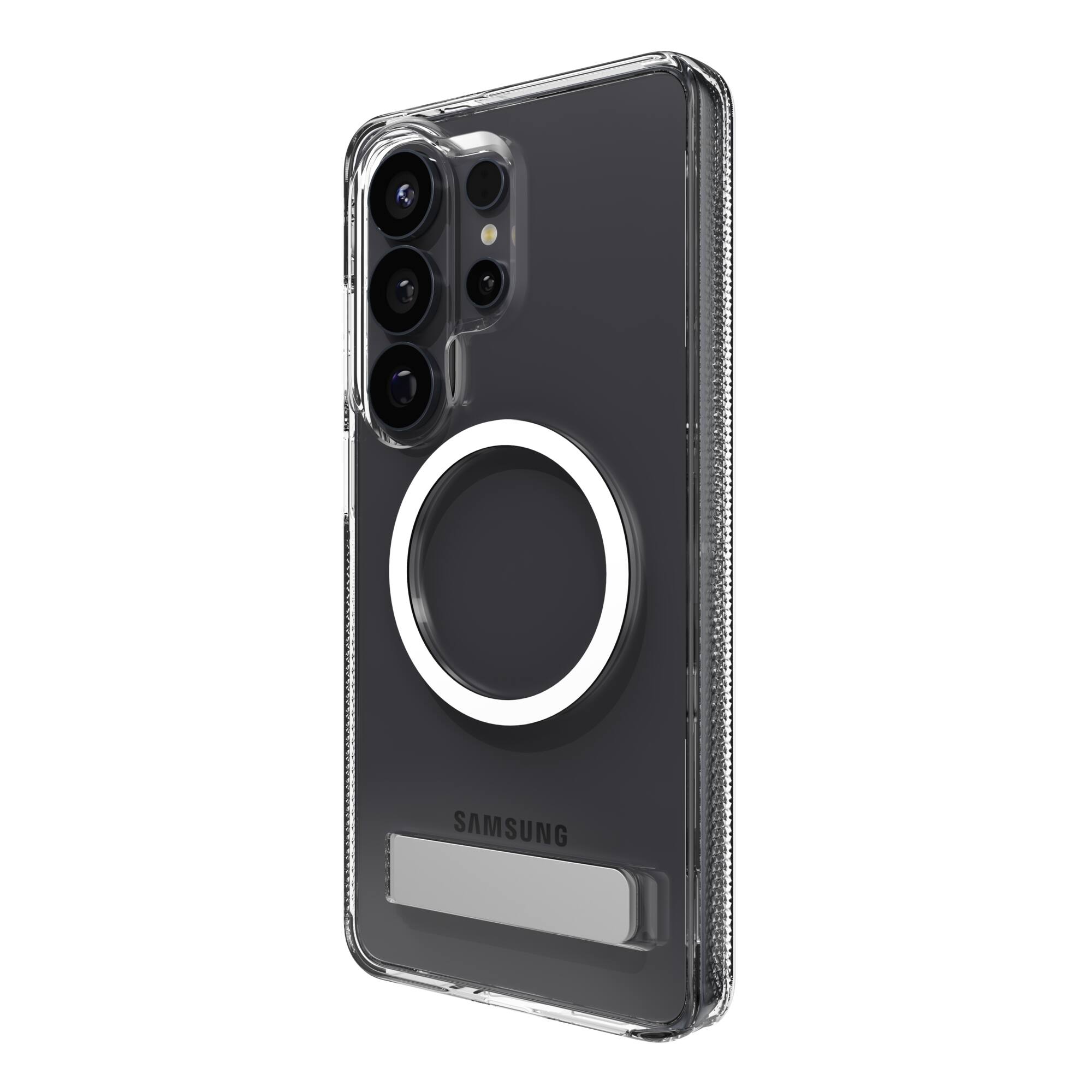 Alt View 14. ZAGG - Crystal Palace Snap Case with Kickstand for Samsung Galaxy S26 Ultra - Smoke Black.