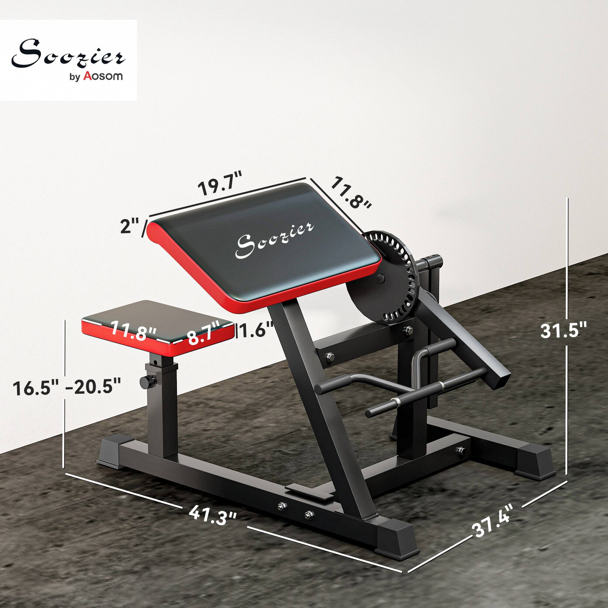 Soozier by Aosom

- 2" (thickness of the table)
- 19.7" (length of the table)
- 11.8" (width of the table)
- 11.8" (width of the lower shelf)
- 8.7" (depth of the lower shelf)
- 1.6" (height of the lower shelf)
- 16.5" - 20.5" (adjustable height range of the table)
- 31.5" (depth of the table)
- 41.3" (width of the base)
- 37.4" (depth of the base)