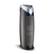 Front. GermGuardian - 22" Air Purifier Tower with True HEPA Pure Filter & UV-C for 743 Sq Ft Rooms, AC4825DLX - Black/Silver.