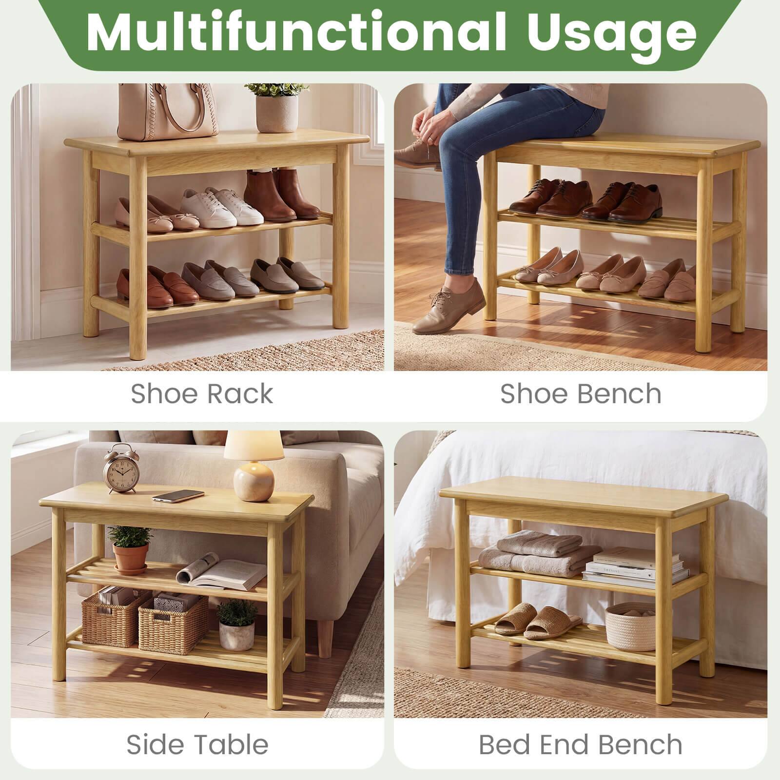 Multifunctional Usage Shoe Rack Shoe Bench - Side Table Bed End Bench

- Shoe Rack
- Shoe Bench
- Side Table
- Bed End Bench
