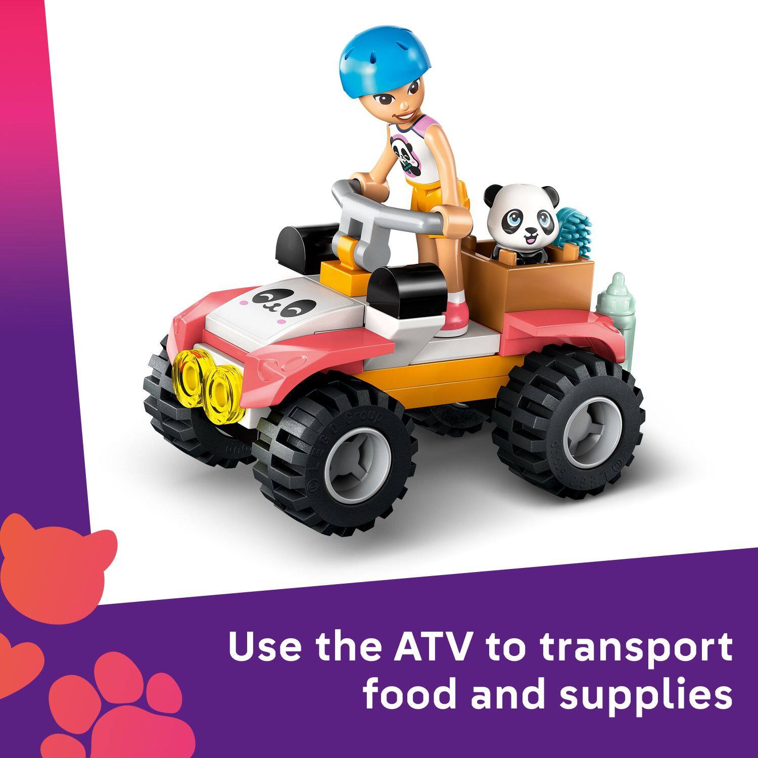 Ca6 Ct croup 29 Use the ATV to transport food and supplies.