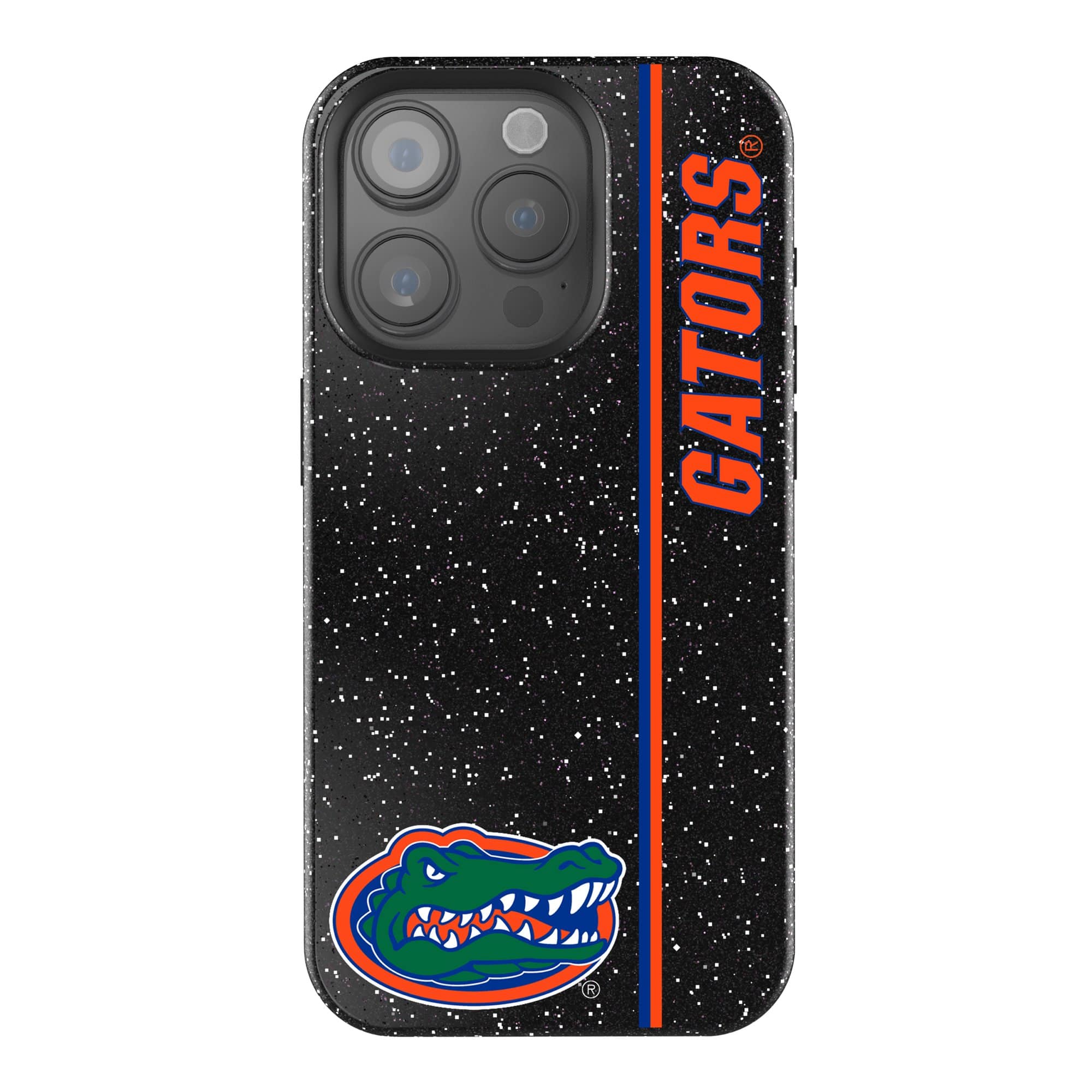 Front. Keyscaper - Black Florida Gators iPhone Bling Case - 14 Pro Max - Black.
