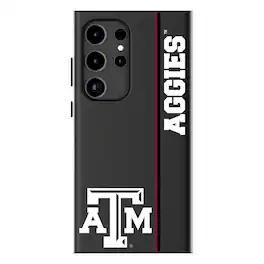 Keyscaper - NCAA - Texas A&M Aggies Galaxy Magnetic Bump Case - S25 - Black