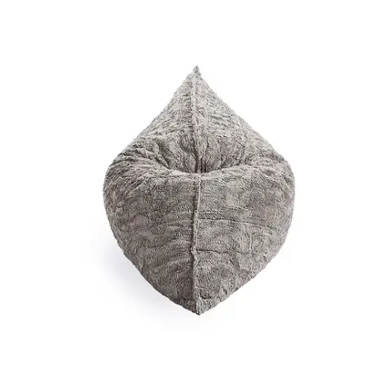 Front. Lovesac - PillowSac in Phur - Chinchilla.