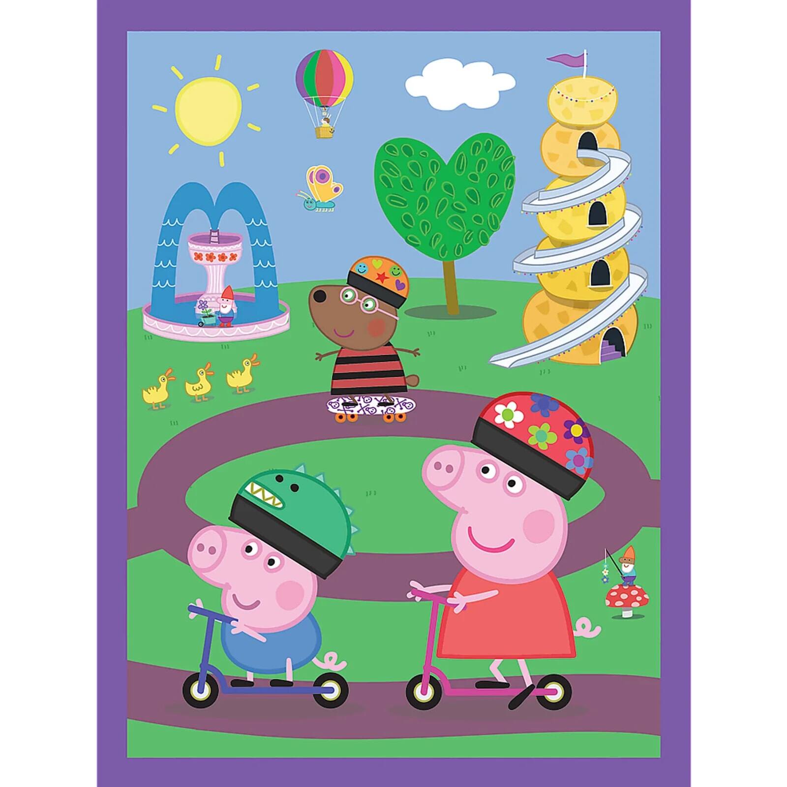 Angle. Trefl - Trefl Kids Peppa Pig Kids Happy Moments with Peppa Pig 2in1 30/48 + 24 Memos Jigsaw Puzzle.