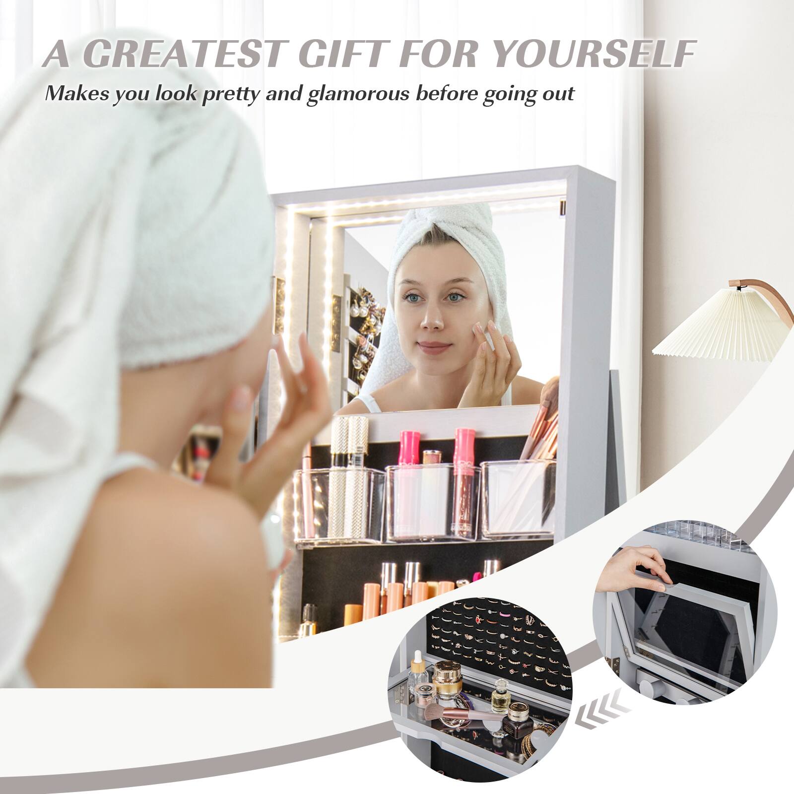 A GREATEST GIFT FOR YOURSELF  
Makes you look pretty and glamorous before going out
