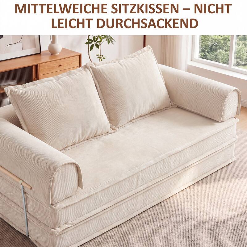 MITTELWEICHE SITZKISSEN - NICHT LEICHT DURCHSACKEND