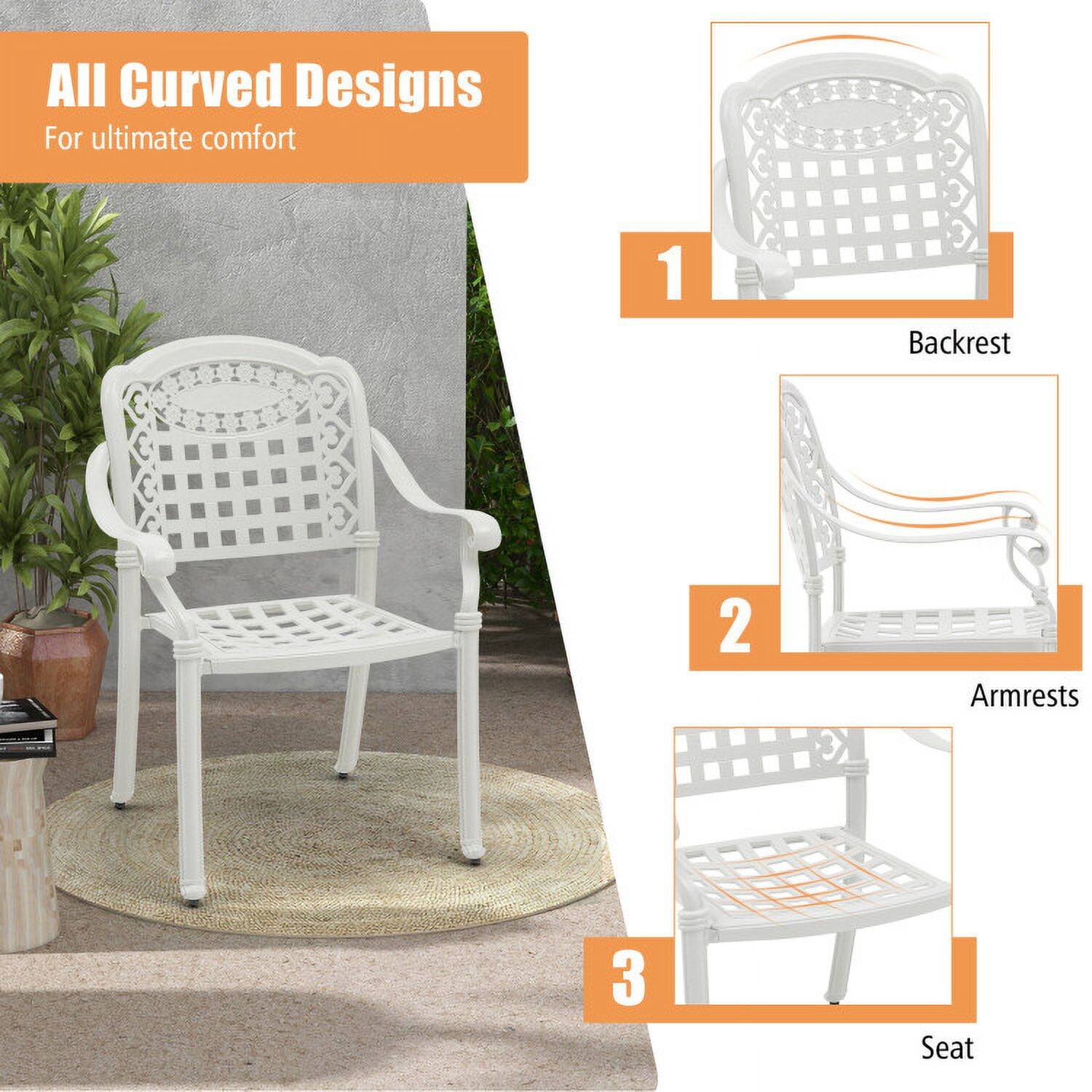 All Curved Designs  
For ultimate comfort  

1. Backrest  
2. Armrests  
3. Seat