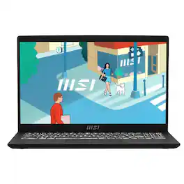 MSI - Modern 15 B13M 15.6" Full HD Laptop - Intel Core i5 i5-1334U - 16GB Memory - 512GB SSD - Classic Black