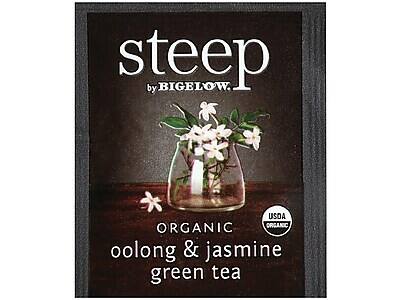 steep by BIGELOW

ORGANIC oolong & jasmine green tea

USDA ORGANIC