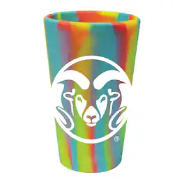 WinCraft - Colorado State Rams 16oz. Fashion Silicone Pint Glass - Multicolor