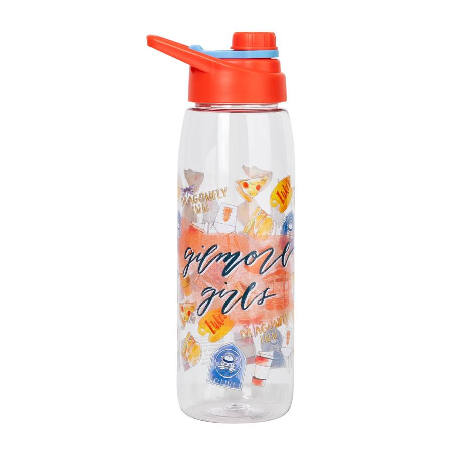 Silver Buffalo Gilmore Girls Watercolor Pattern Icons Water Bottle ...