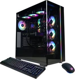 CyberPowerPC - Gaming Desktop - AMD Ryzen 9 9900X 2024 - NVIDIA GeForce RTX 5060 Ti 16GB - 32GB DDR5 Memory - 2TB SSD Storage - Black