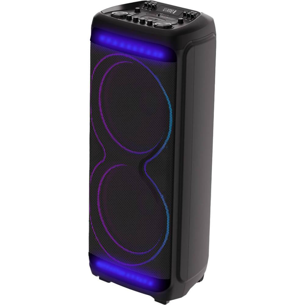 Front. Supersonic - Supersonic IQ6815DJBT IQ Sound 2 x 15 inch Bluetooth Light Show Party Speaker - Black.