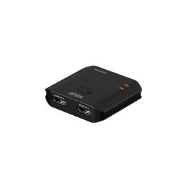 Aten Technology - 2-Port 8K HDMI Switch - Black