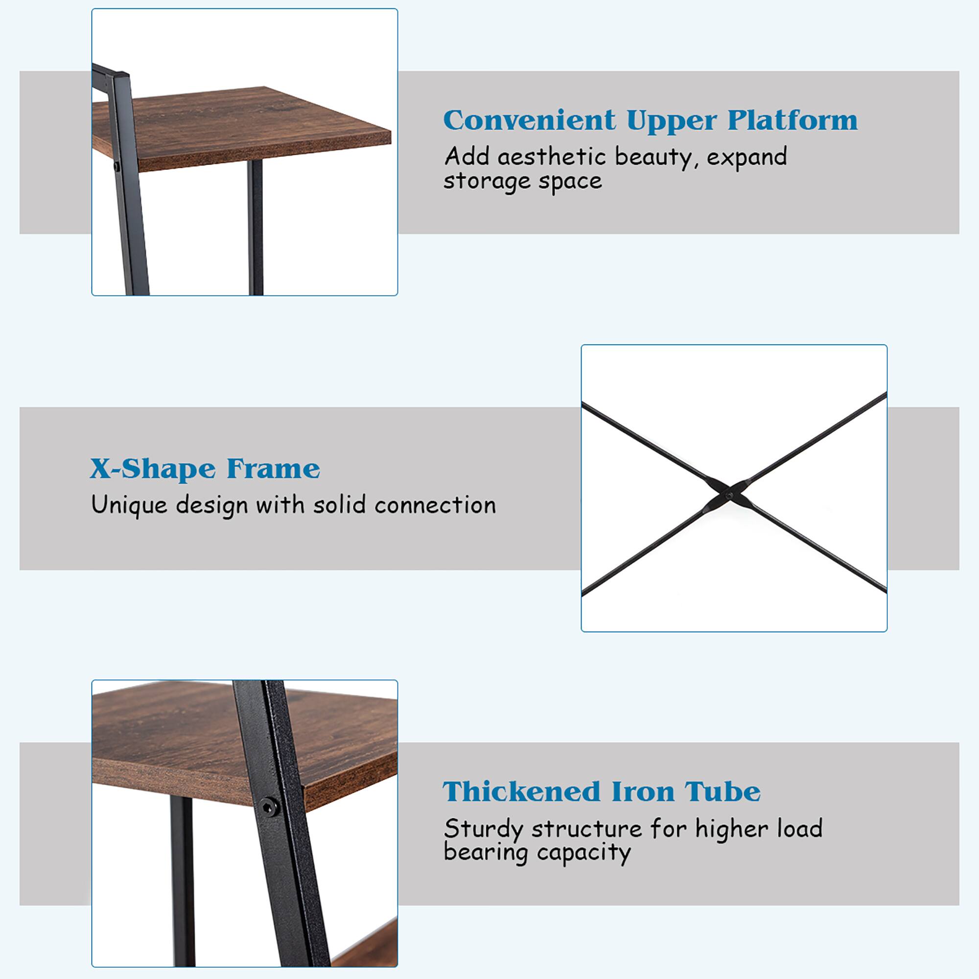Convenient Upper Platform, X-Shape Frame, Thickened Iron Tube