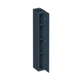 Boyel Living - 9-in W x 42-in H x 12-in D Shaker RTA Kitchen Wall Cabinet with Soft-Close - Charcoal Blue